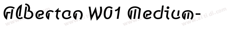 Albertan W01 Medium字体转换 Albertan W01 Medium字体转换